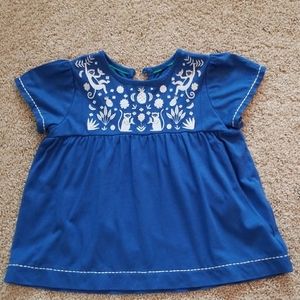 (EUC) Mini Boden girls top size 4/5Y